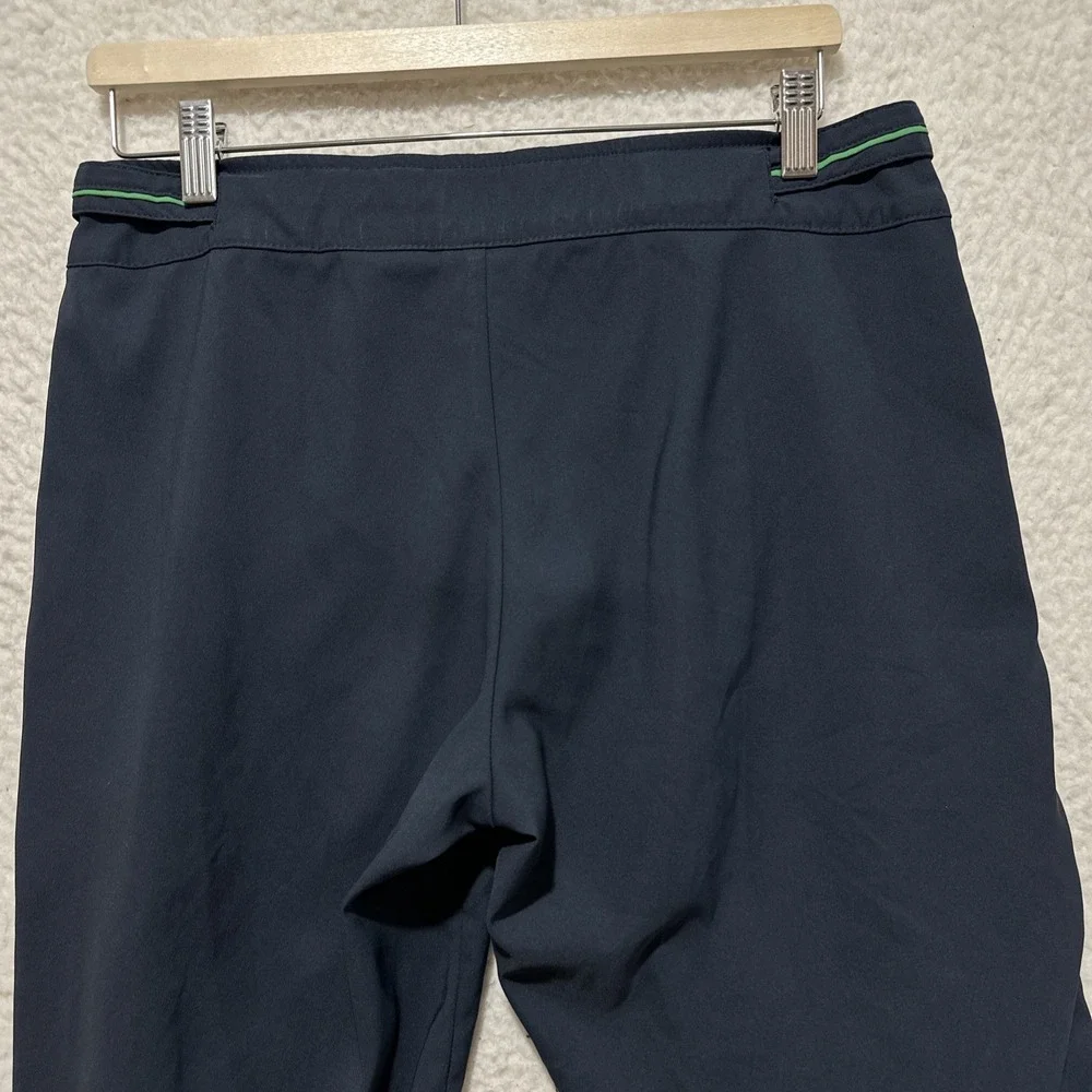 Nike Dri-Fit Sportswear‎ Shorts Size M Navy Featuring Green Stripes on the Sides